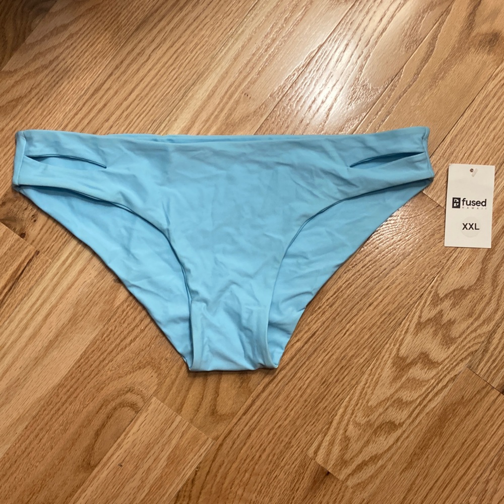 Fused Women's sea glass Hamoa Bikini bottom, NWT